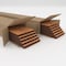 Ekena Millwork 94H x 3/8T Adjustable Wood Slat Wall Panel Kit w/ 4W Slats, Cherry contains 11 Slats SWW55X94X0375CH - alternate 3